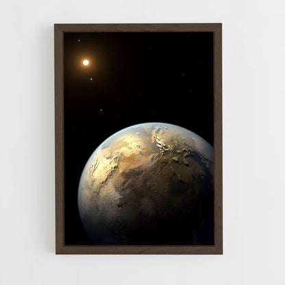 ap-kepler planets-2 cadre Bois foncé