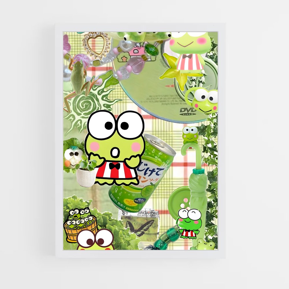 ap-keroppi-1 cadre Blanc