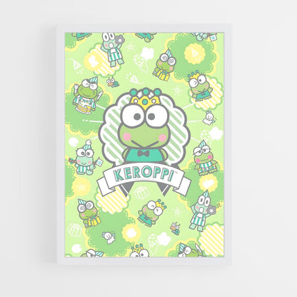 ap-keroppi-3 cadre Blanc