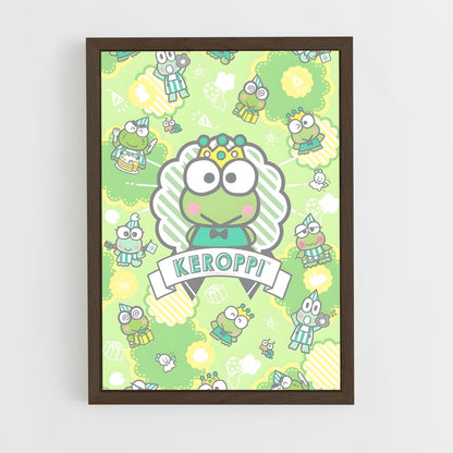 ap-keroppi-3 cadre Bois foncé