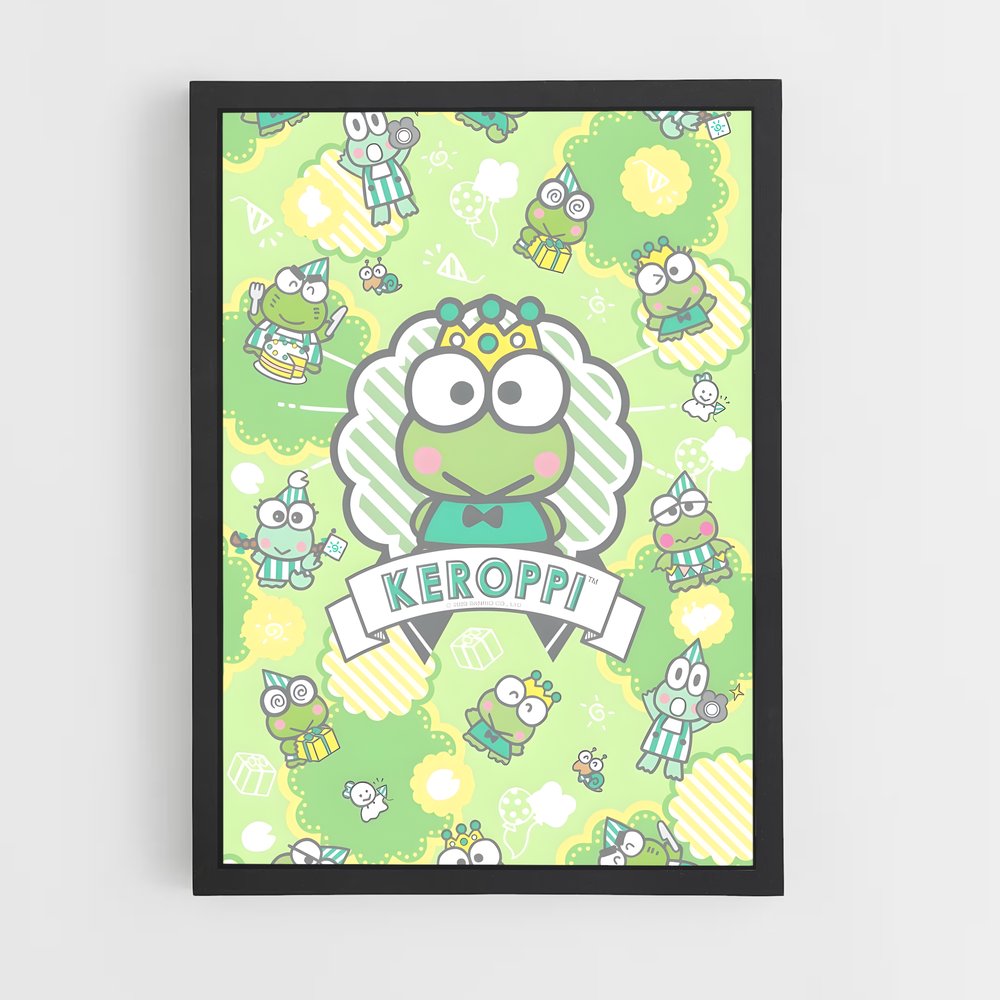 ap-keroppi-3 cadre Noir