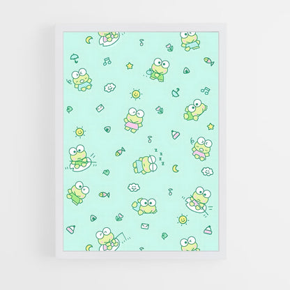 ap-keroppi-4 cadre Blanc