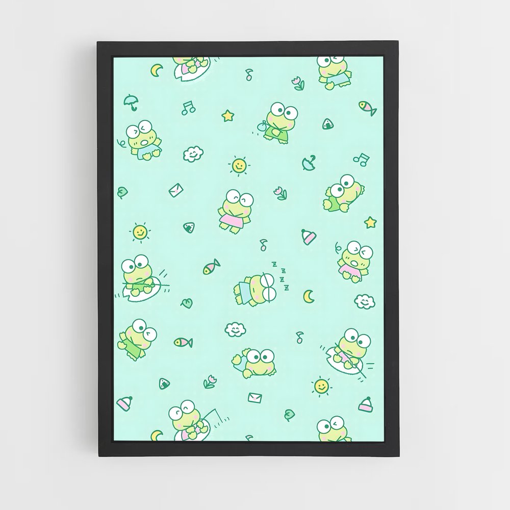 ap-keroppi-4 cadre Noir