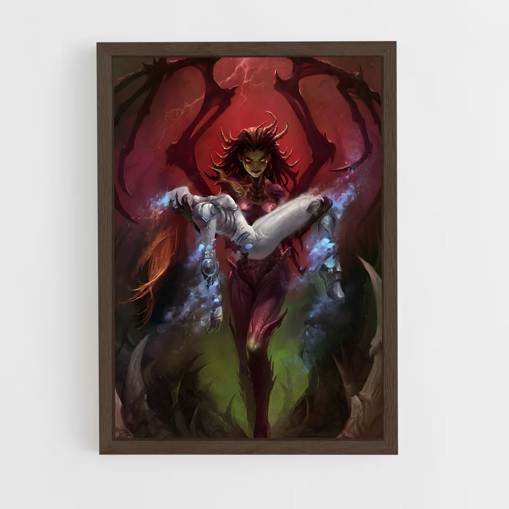 ap-kerrigan-4 cadre Bois foncé