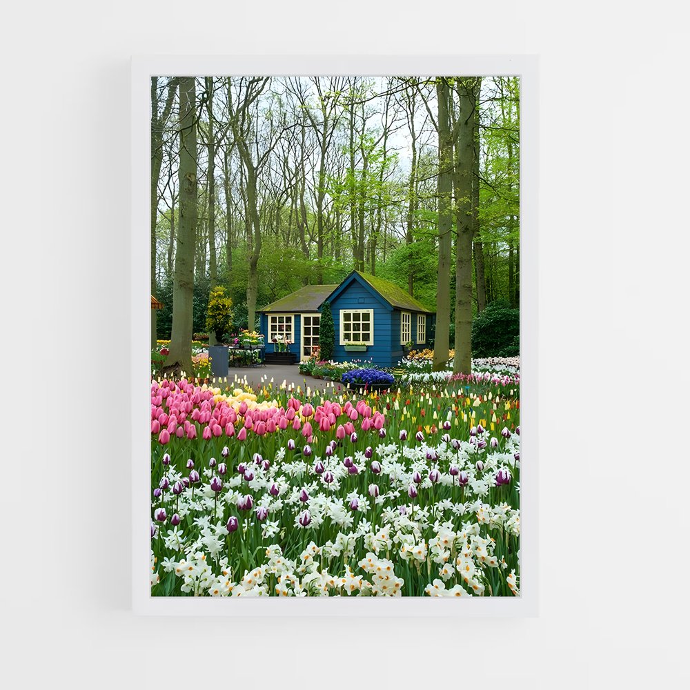 ap-keukenhof gardens-4 cadre Blanc