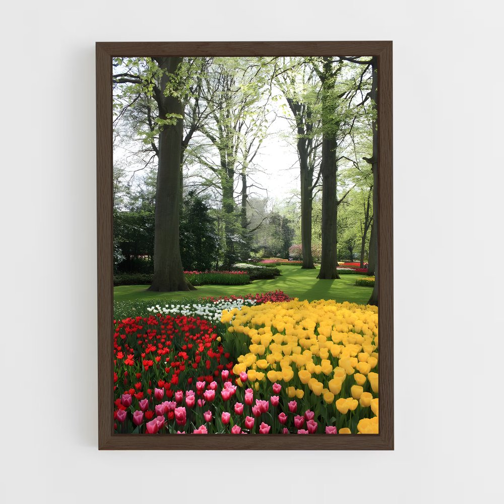 ap-keukenhof gardens-7 cadre Bois foncé