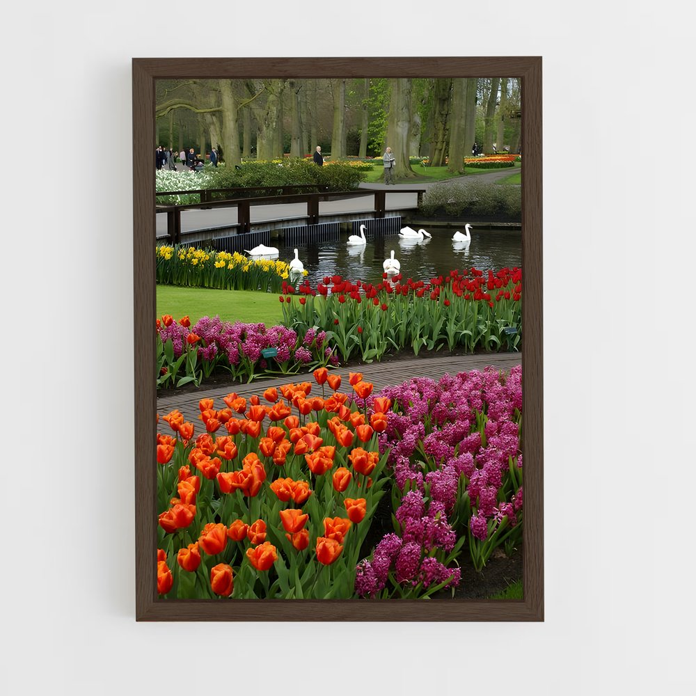 ap-keukenhof gardens-8 cadre Bois foncé