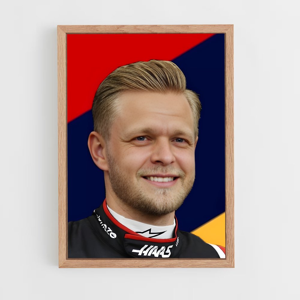 ap-kevin magnussen-10 cadre Bois clair
