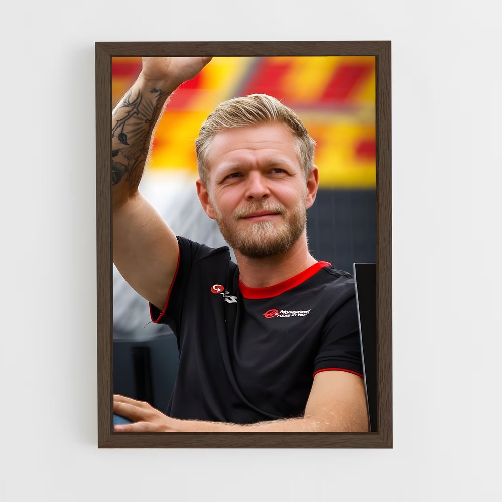 ap-kevin magnussen-2 cadre Bois foncé
