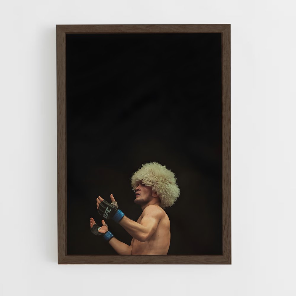 ap-khabib nurmagomedov-1 cadre Bois foncé