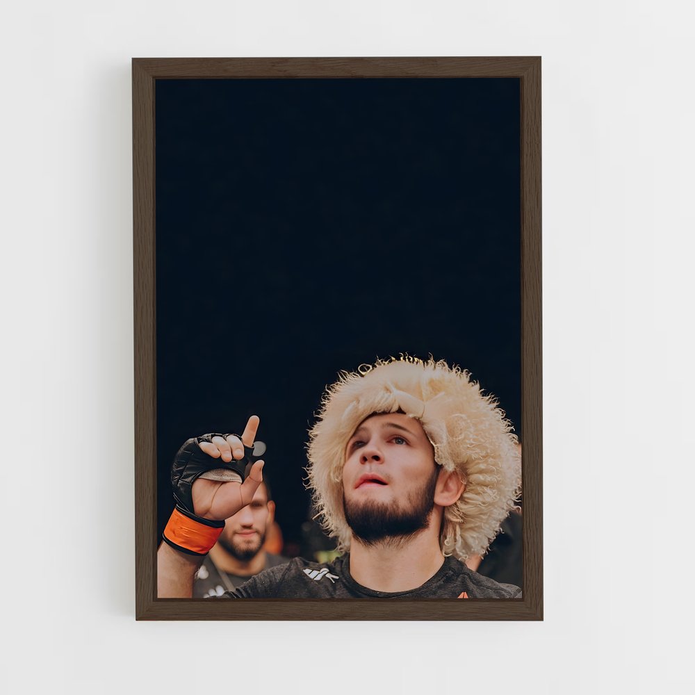 ap-khabib nurmagomedov-6 cadre Bois foncé