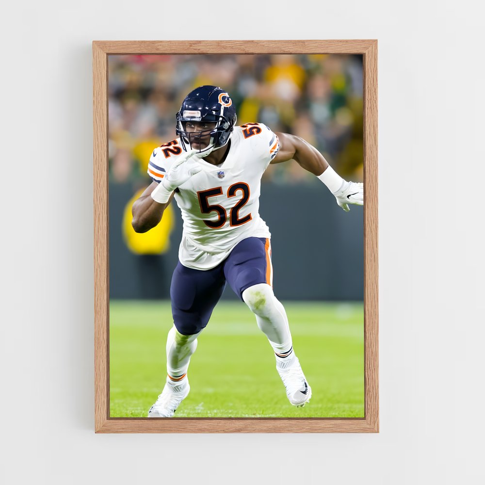 ap-khalil mack-1 cadre Bois clair
