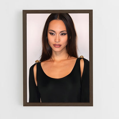ap-kiko mizuhara-1 cadre Bois foncé