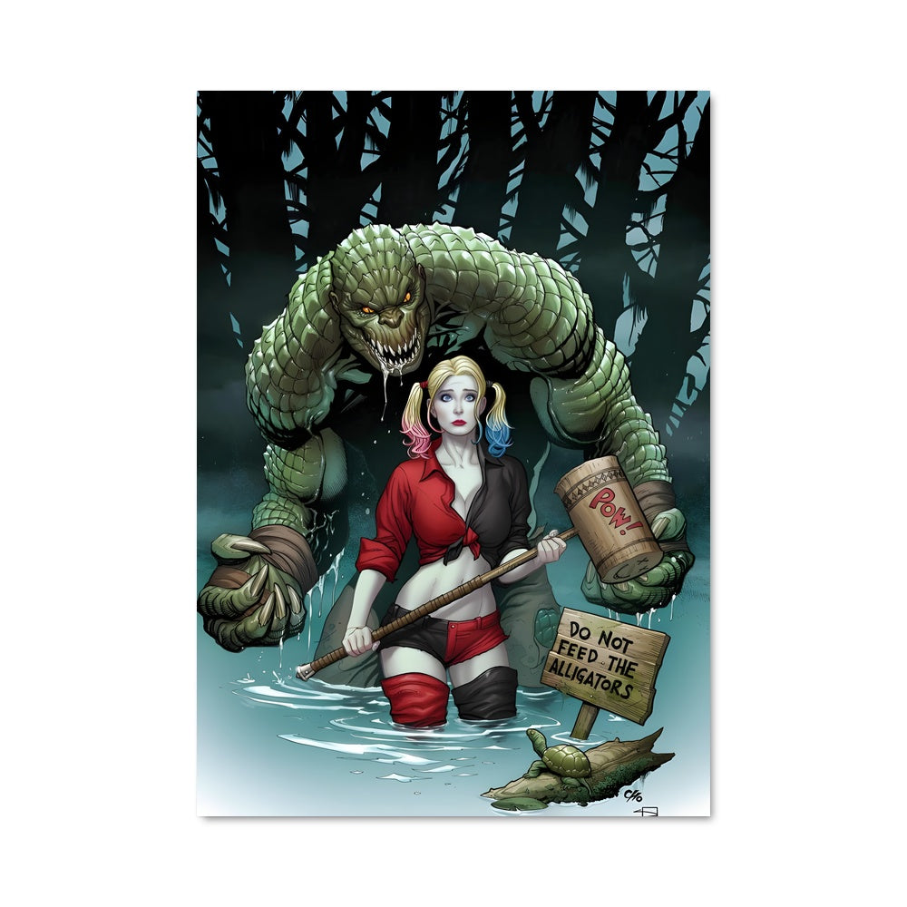 Poster Croc et Serpent