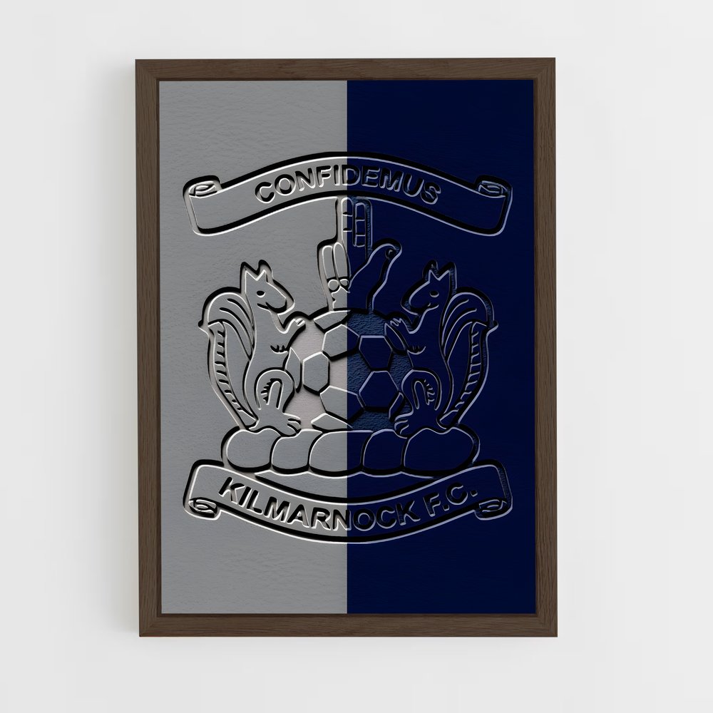 ap-kilmarnock fc-3 cadre Bois foncé