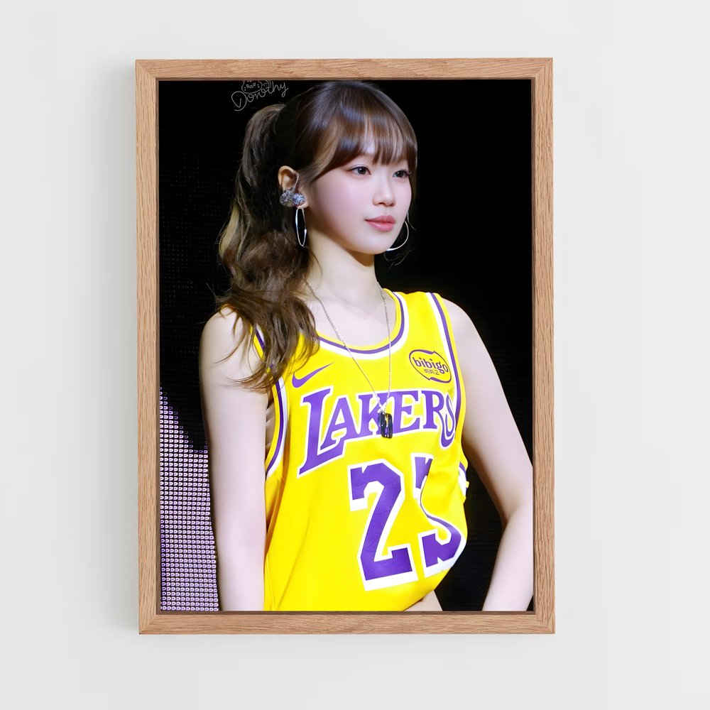 ap-kim chaewon-2 cadre Bois clair