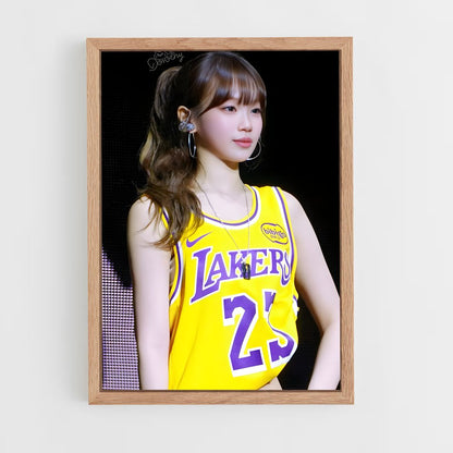 ap-kim chaewon-2 cadre Bois clair