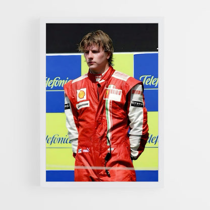 ap-kimi raikkonen-1 cadre Blanc