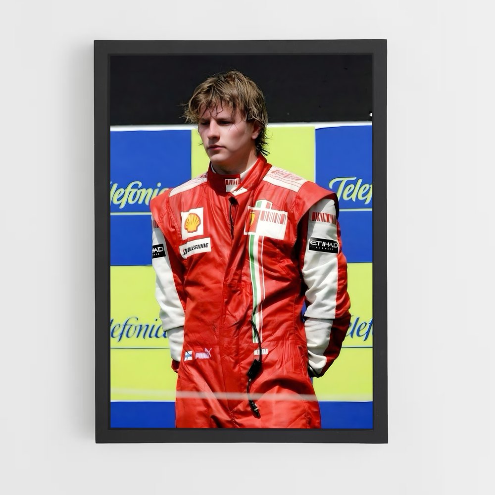 ap-kimi raikkonen-1 cadre Noir