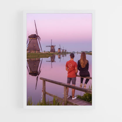 ap-kinderdijk windmills-1 cadre Blanc