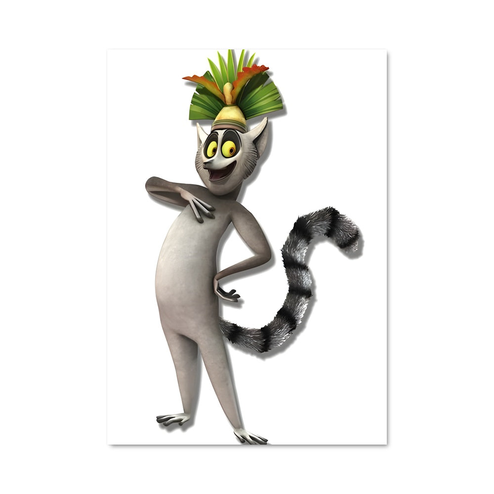 Poster King Julien Funky