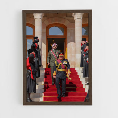 ap-king abdullah ii-2 cadre Bois foncé