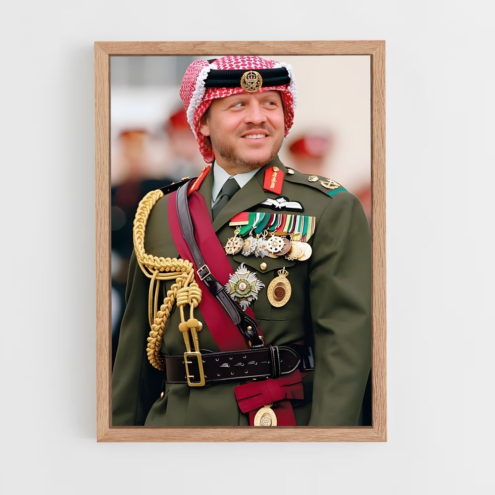 ap-king abdullah ii-3 cadre Bois clair