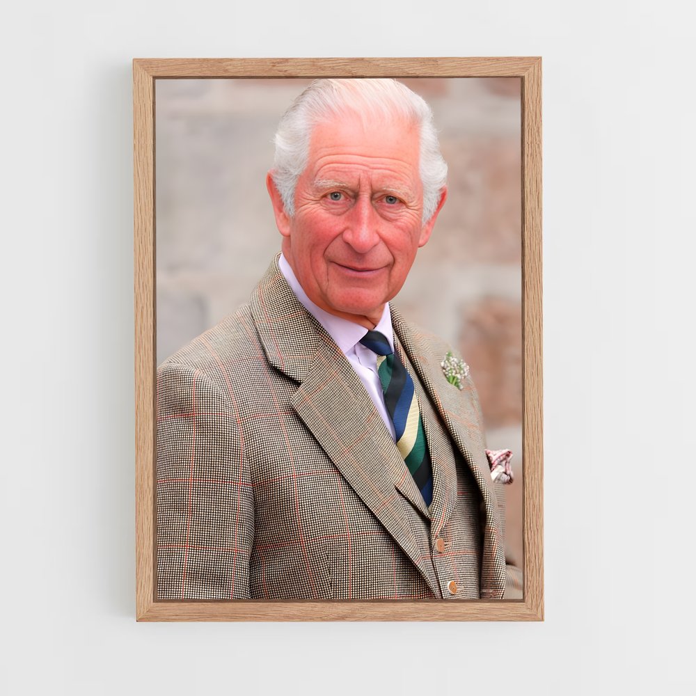 ap-king charles iii-1 cadre Bois clair