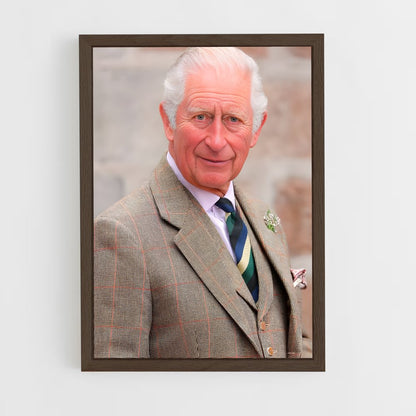 ap-king charles iii-1 cadre Bois foncé