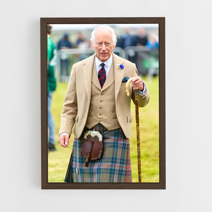 ap-king charles iii-6 cadre Bois foncé