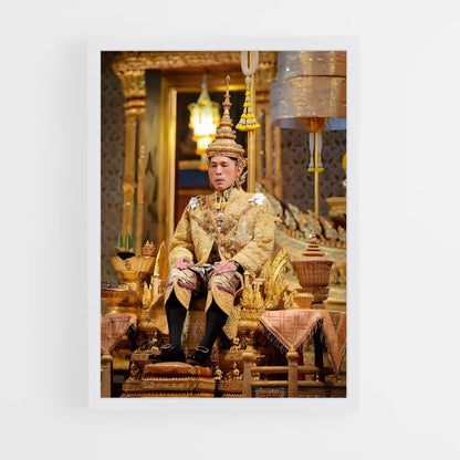 ap-king maha vajiralongkorn-8 cadre Blanc