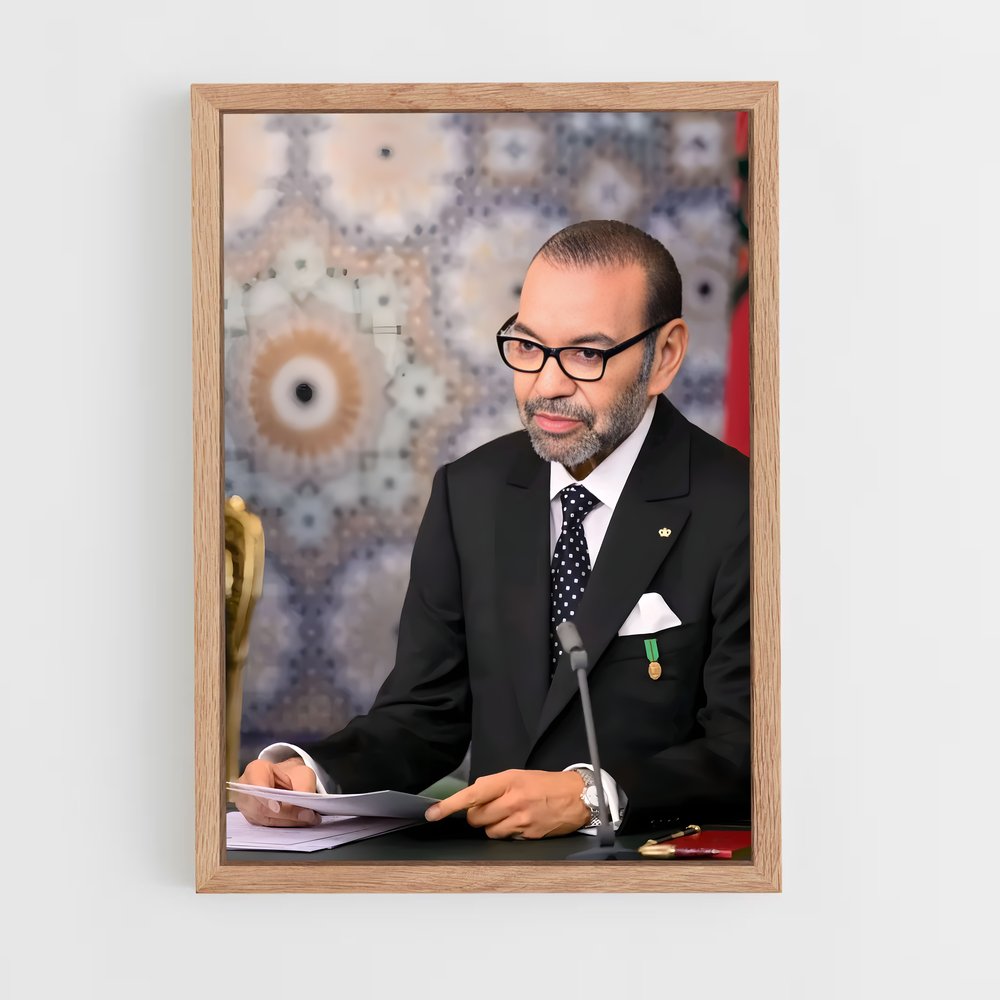 ap-king mohammed vi-3 cadre Bois clair