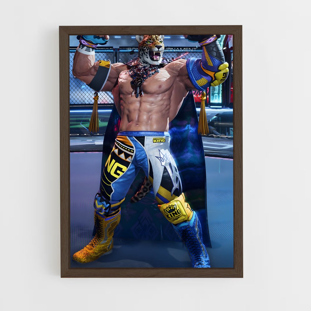 ap-king tekken-2 cadre Bois foncé