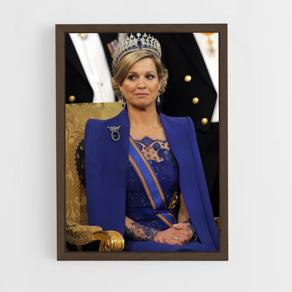 ap-king willem alexander-7 cadre Bois foncé