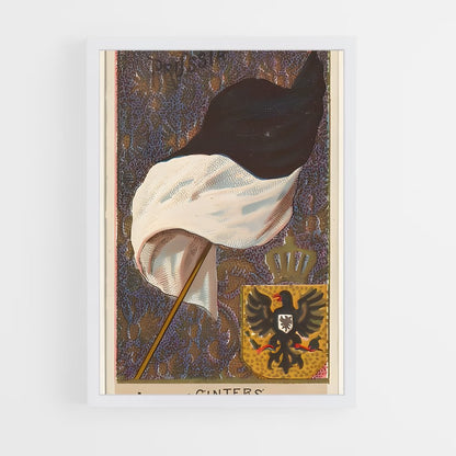 ap-kingdom of prussia flag-2 cadre Blanc