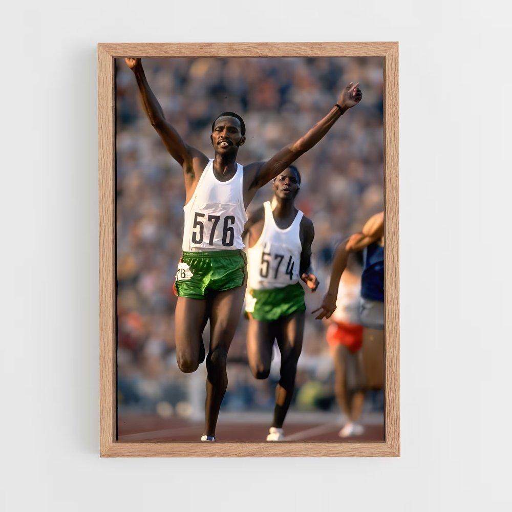 ap-kipchoge keino-1 cadre Bois clair