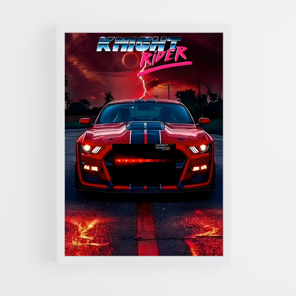 ap-kitt knight rider-4 cadre Blanc