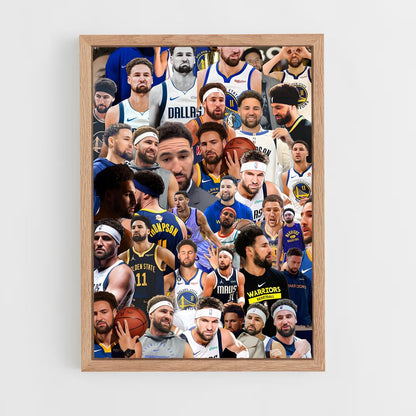 ap-klay thompson-12 cadre Bois clair
