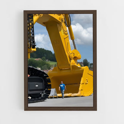 ap-komatsu pc8000 excavator-1 cadre Bois foncé