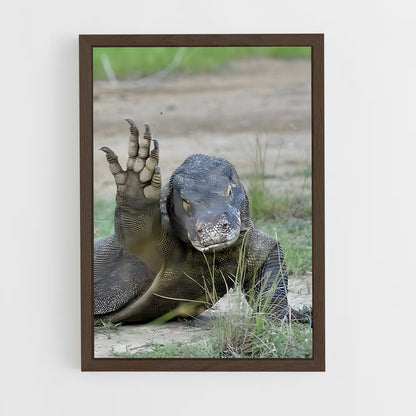 ap-komodo dragon-2 cadre Bois foncé