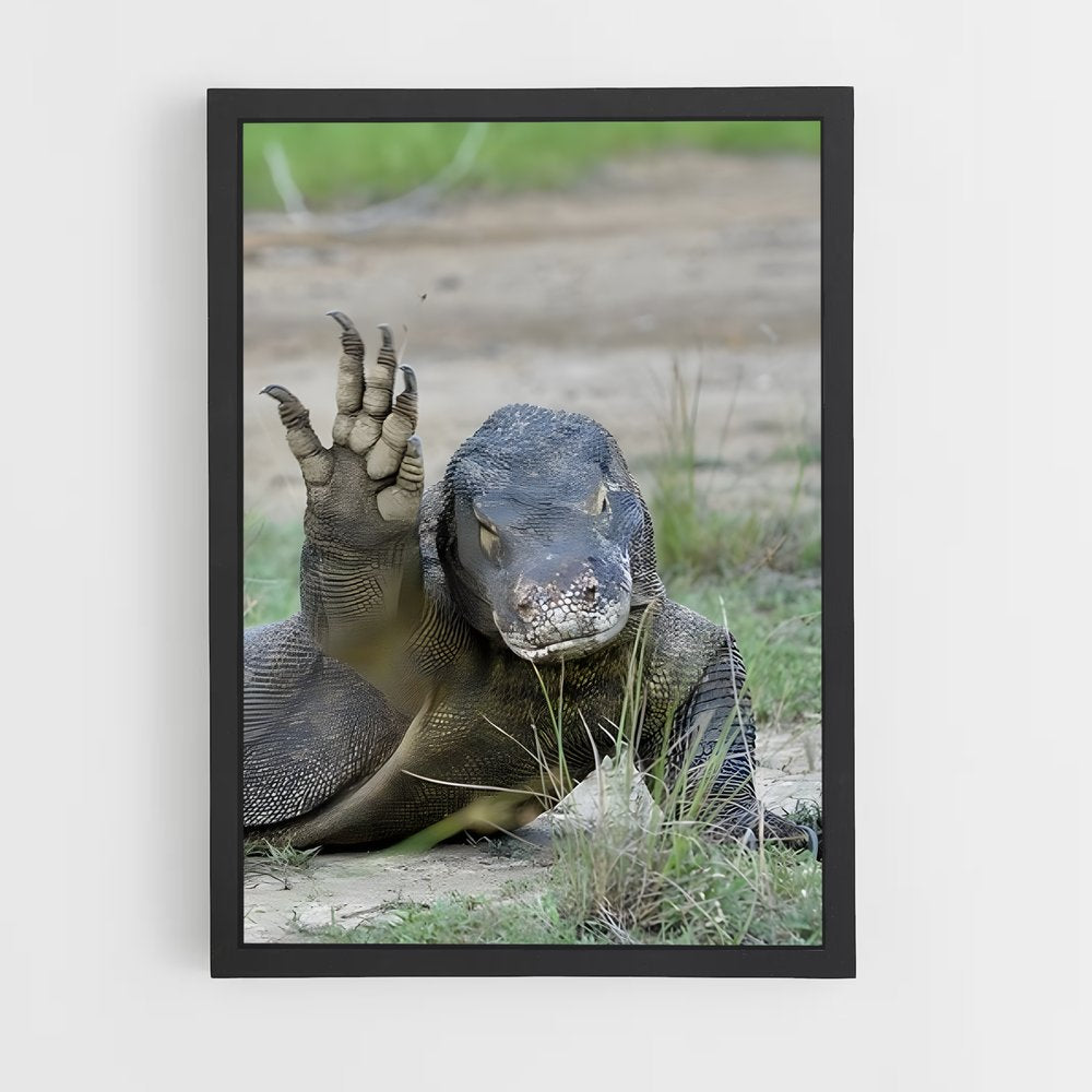 ap-komodo dragon-2 cadre Noir
