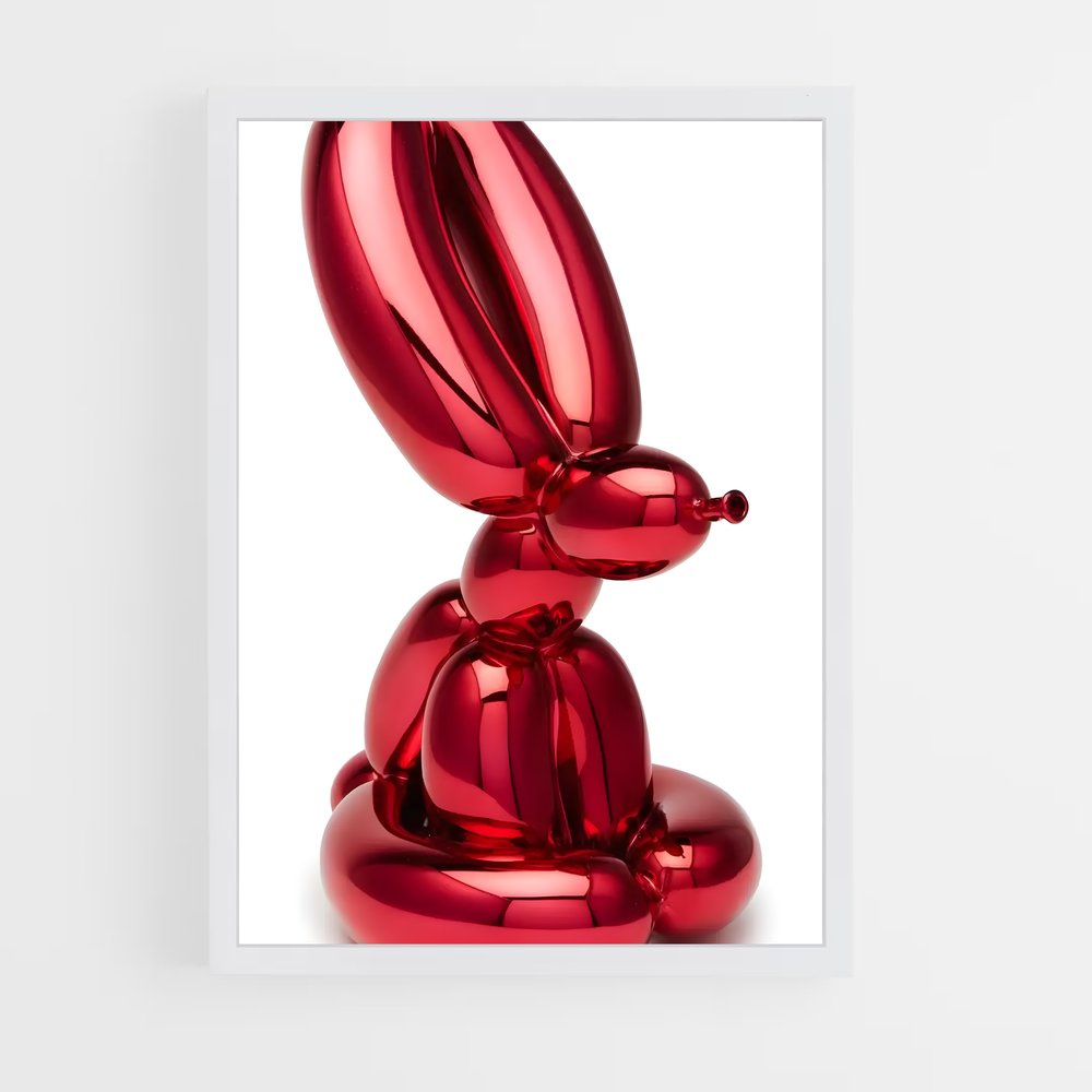 ap-koons rabbit-3 cadre Blanc