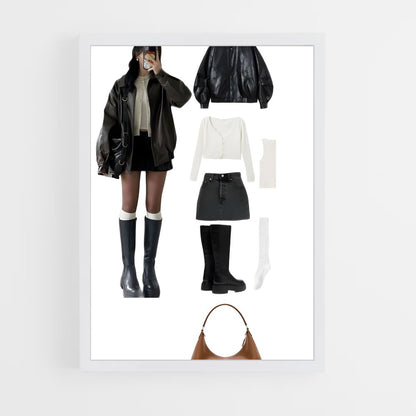 ap-korean fashion-3 cadre Blanc