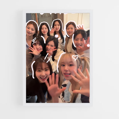 ap-kpop-5 cadre Blanc