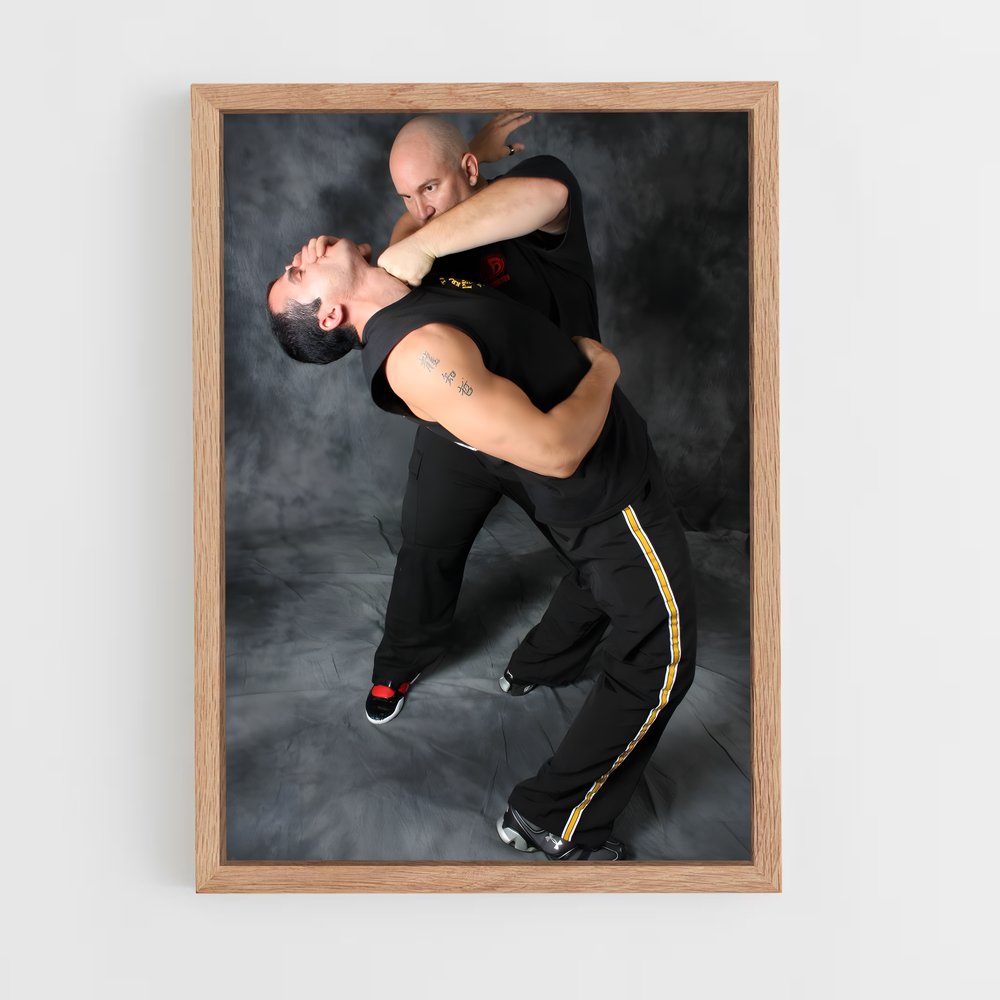 ap-krav maga-1 cadre Bois clair