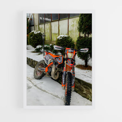 ap-ktm 250 sx-3 cadre Blanc