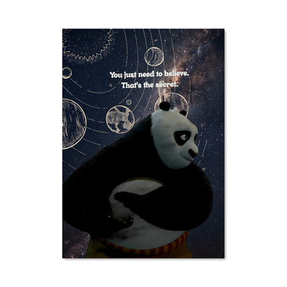 Poster Paresseux de Kung Fu