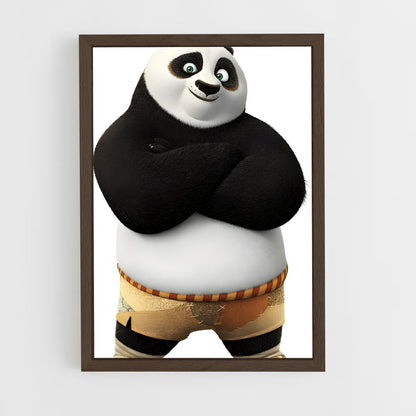 ap-kung fu panda-4 cadre Bois foncé