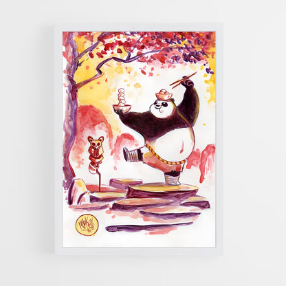 ap-kung fu panda-8 cadre Blanc