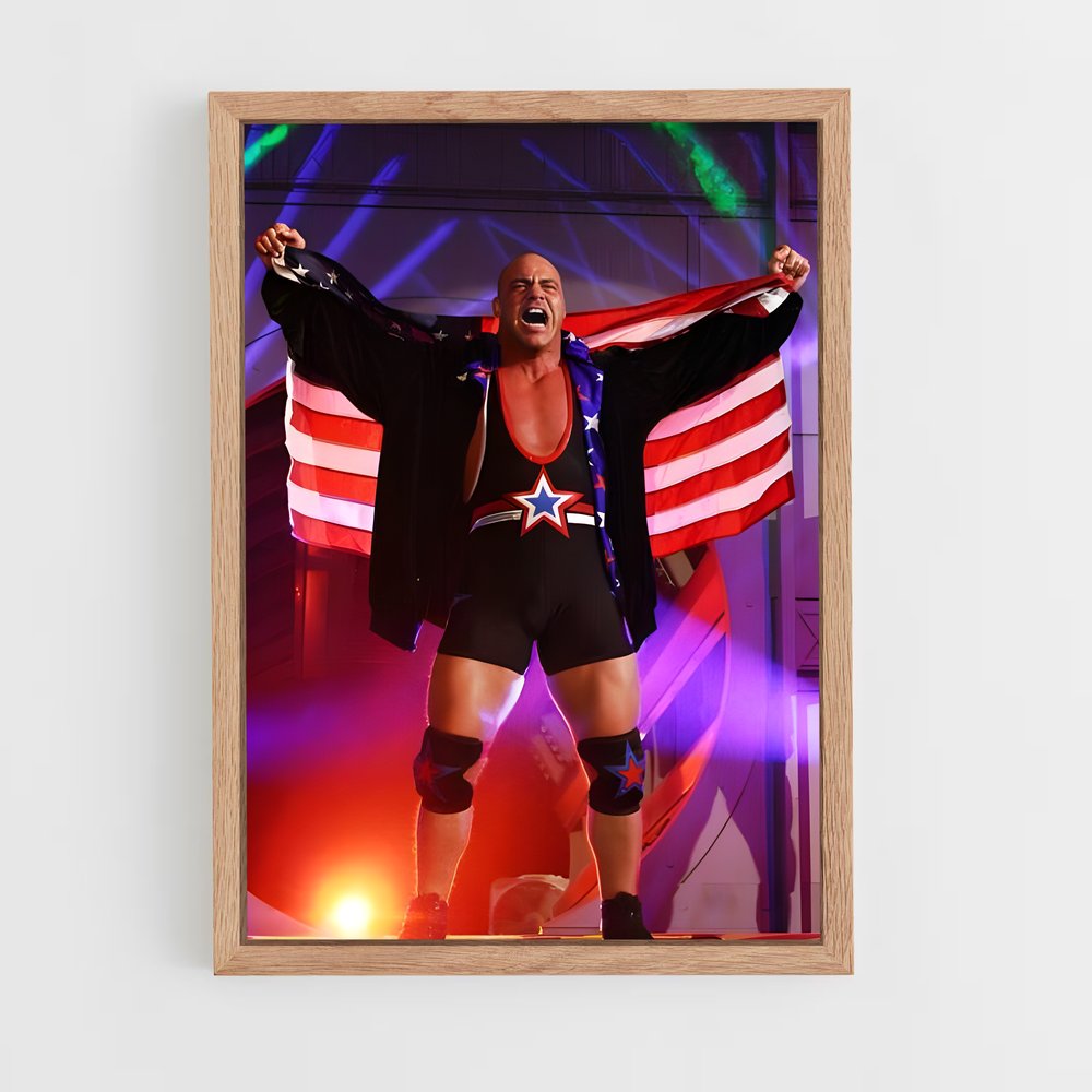 ap-kurt angle-2 cadre Bois clair